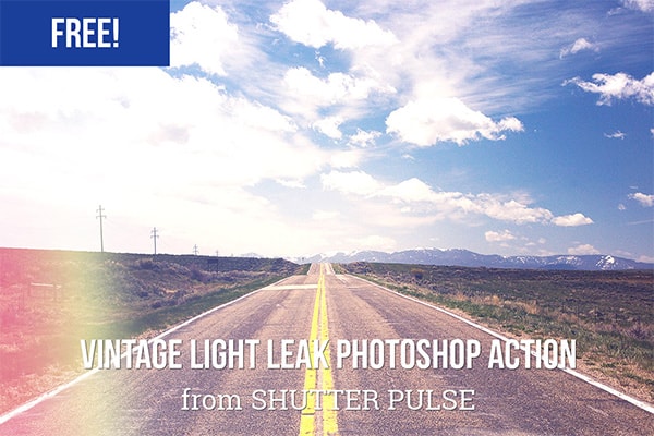 Vintage Light Leak Photoshop Actions