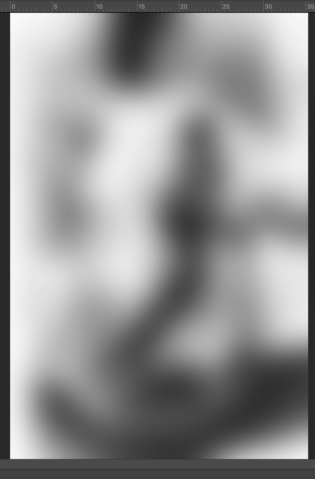 blurry black and white image in Photoshop