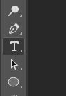 type tool photoshop toolbar