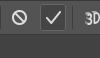 confirm check button photoshop