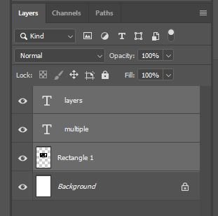 multiple layers selected in photoshop