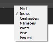 view ruler in photoshop