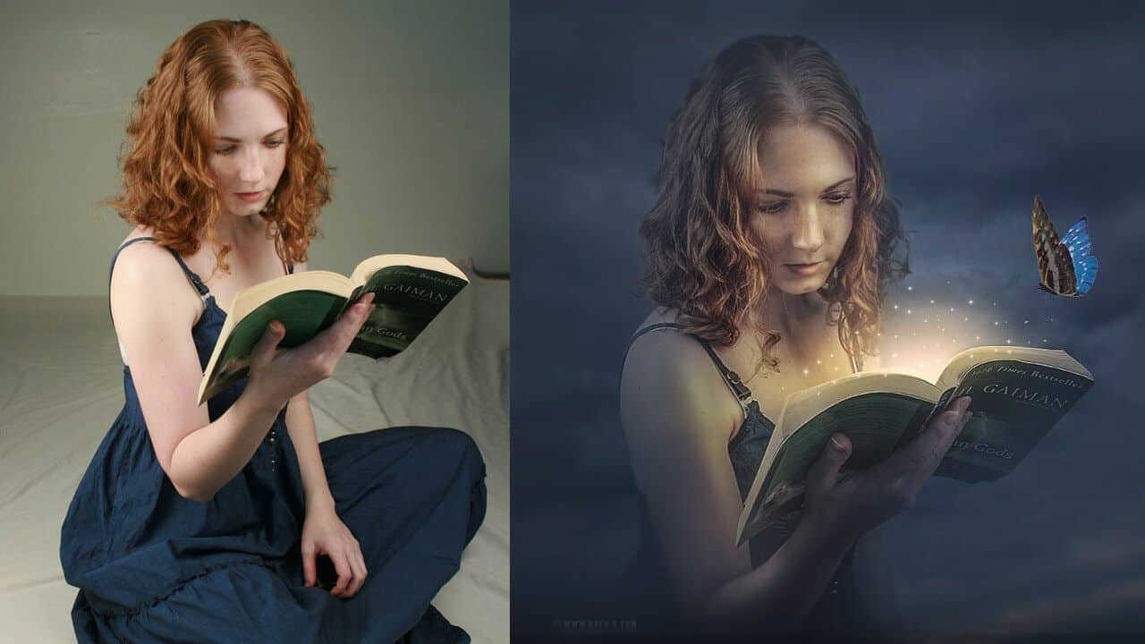before and after photoshop images