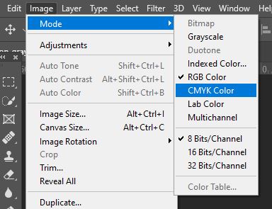 disable grayscale mode photoshop