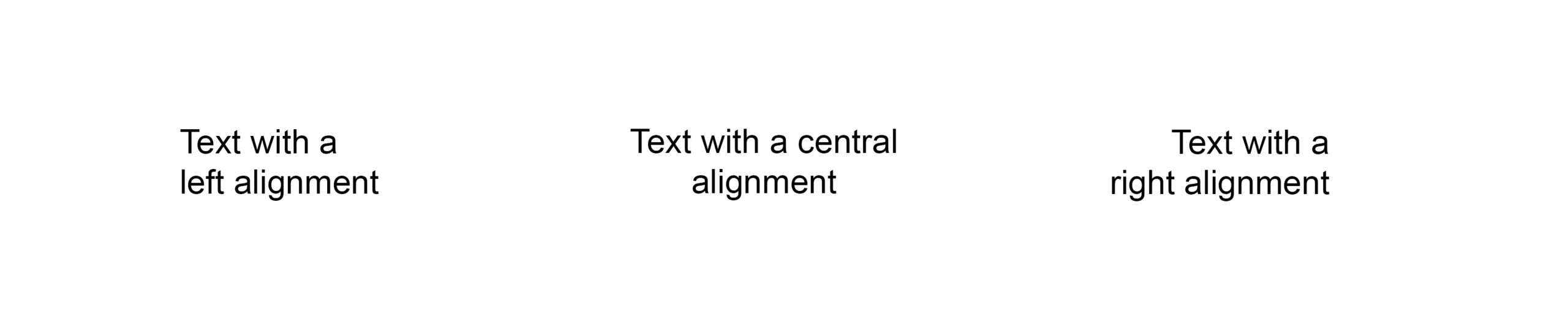 photoshop text alignment