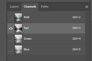 show/hide channels photoshop