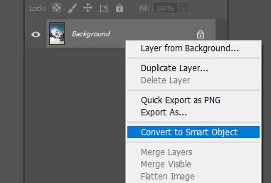 convert to a smart layer