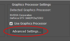 Advanced Settings of Your Graphics Processor