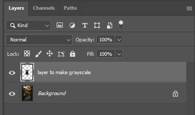 layer to make grayscale