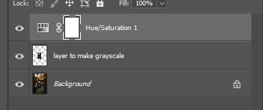 hue and saturation layer