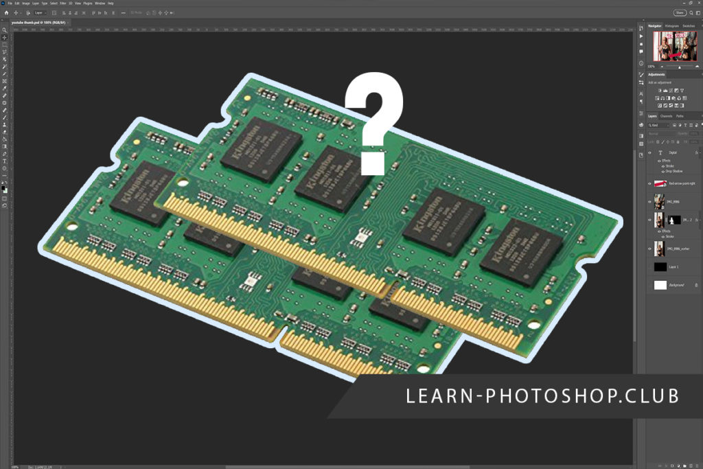 how much ram for photoshop